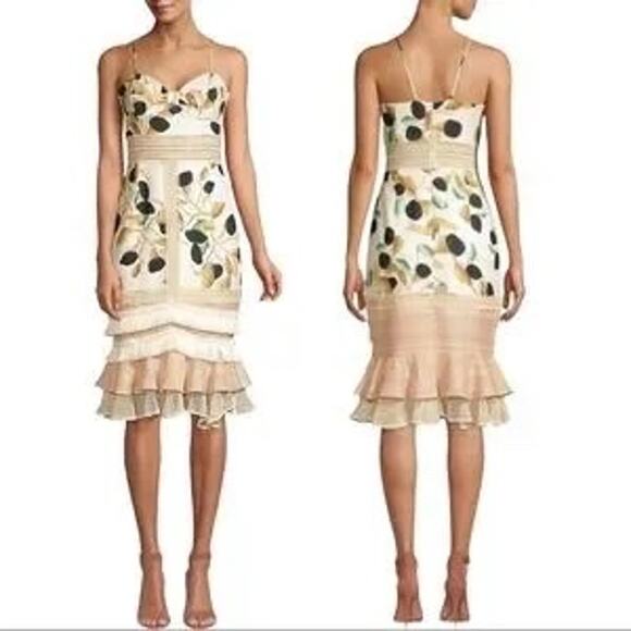 PatBO Dresses & Skirts - PatBO Fruta Fitted Midi Dress